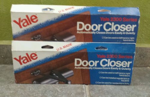 Yale Aluminum Door Closer 2300 Series, V2304BC, NEW (2 Available)