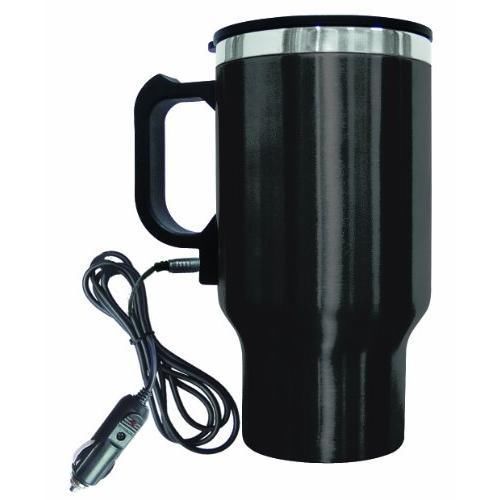 Brentwood Electric Coffee or Tea Mug with Car Wire Plug, Black New