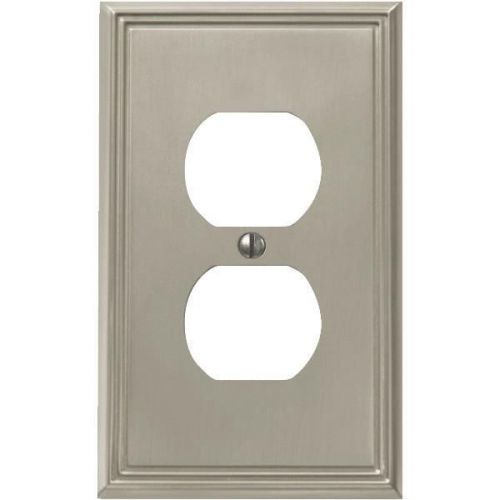 Brushed nickel outlet wall plate-bn outlet wallplate for sale