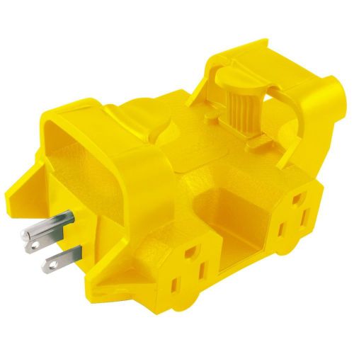 New yellow jacket - woods 827362 15-amp 5-outlet power adapter for sale