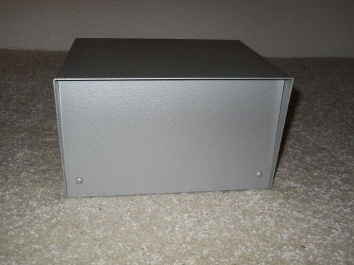 Lmb nos w1c aluminum metal project cabinet 8 3/8&#034; x 6 1/4&#034; x 5 1/16&#034; with vents for sale