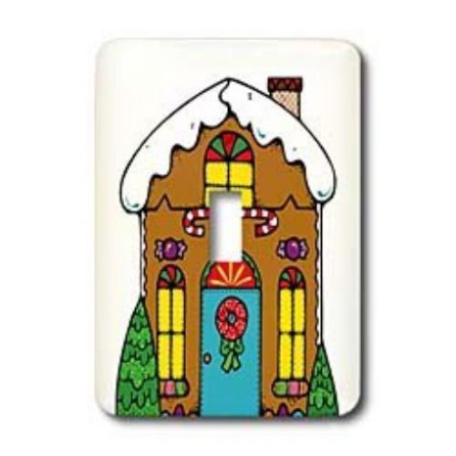3dRose LLC lsp_61157_1 Ginger Bread House At Christmas Single Toggle Switch