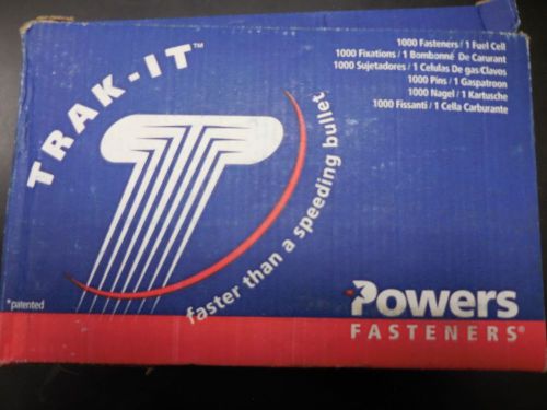 Powers fasteners 55020 1/2&#034; zinc trak-it kit 55020 (box of 1000 no fuel cell) for sale