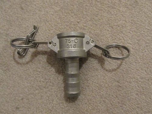 3/4&#034; cam lock socket couplers- cf 75css 75-c 316 qty10 for sale