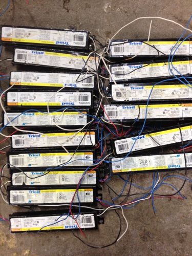16 triad 120volt 2 lamp electronic ballasts for sale