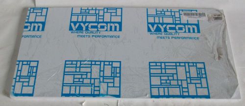 Vycom PVC Opaque White Sheet 0.5&#034; x 12&#034; x 24&#034; WPVC-0500-F NNB
