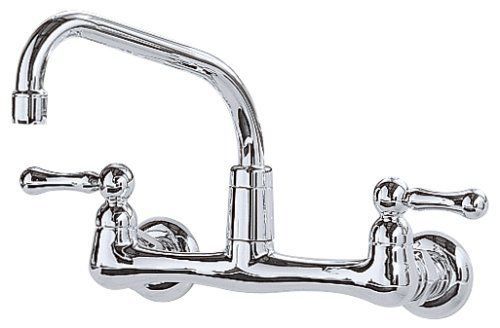 American Standard 7298.252.002 Wall-Mount Swivel Spout Kitchen Faucet, Chrome