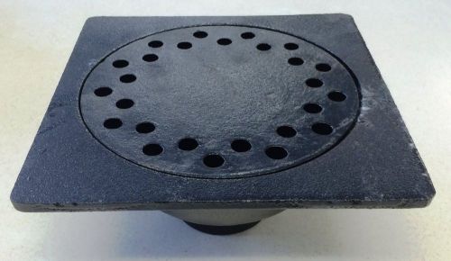 8&#034; X 8&#034; X 2-3/4&#034; OD outlet.  Cast Iron Bell Trap, Body and Lid Included.