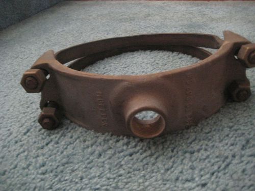 8&#034; mueller pipe saddle with 1&#034; f.i.p.t. for sale