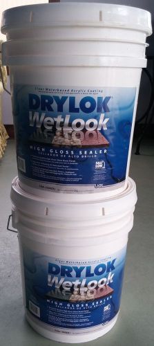 Drylok wetlook high gloss sealer - two 5 gallon buckets for sale