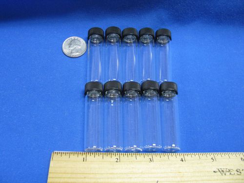 10-1. 5 oz clear glass gold silver vials mining supply gold prospecting panning for sale