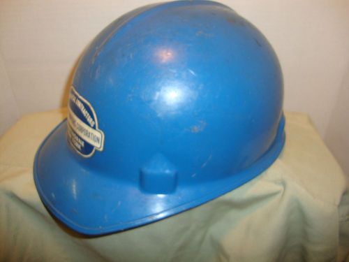 Vintage jackson blue hard hat saftey helmet with sticker for sale