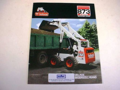 Bobcat Ingersoll-Rand 873 Skid Steer Loader Brochure