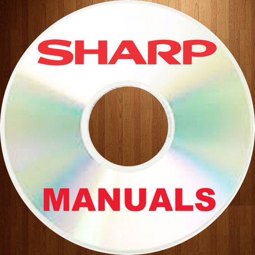 Best SHARP Copier Fax SERVICE MANUALS &amp; Parts Manual Collection on a CD