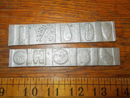 Vintage Assorted Automotive Printing Plate Block Cooper Hudson GMC Kaiser DeSoto