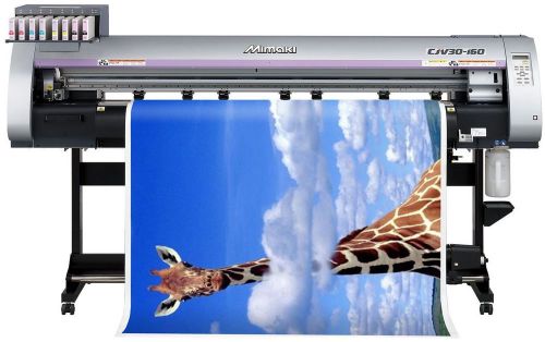 New mimaki cjv30-160 wide format printer cutter includes rip for sale