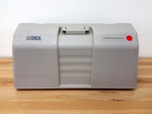 Abdick ricoh 63-6701 color unit a drum duplicator (red) for sale