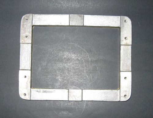 6 aluminum screen printing frames - used.  inside - 5&#034; x 7&#034; - universal 2 for sale