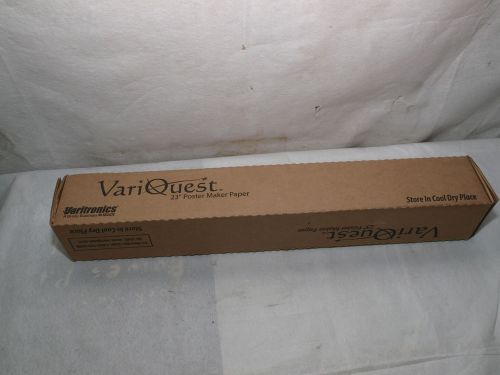 Variquest pm3600 poster maker 2301t blue on white thermal transfer plus 23&#034;x85&#039; for sale