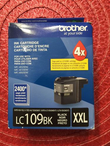 Brother Ink Cartridge Lc109Bk Black Noir XXL
