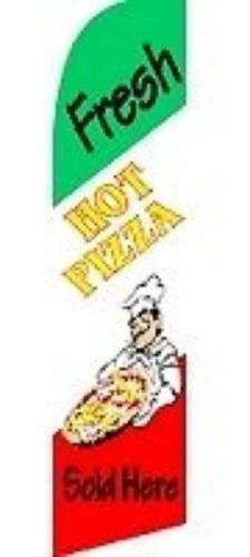 FRESH HOT PIZZA Feather Flag + Pole + Spike