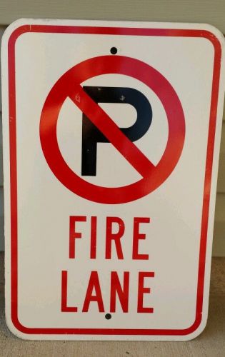 12x18 no parking with symbol 3 color sign type i eg sheeting for sale