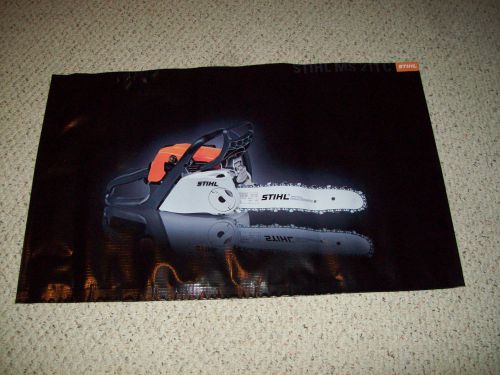 Stihl MS211C Banner Chainsaw Poster Sign advertising