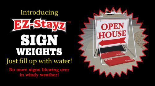 4 EZ-Stayz Multi Use Weights -  A-frame Signs, Sandwich Board Signs, Camping Use