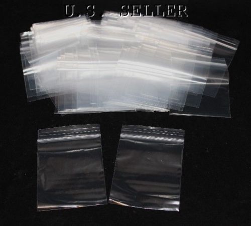 Self locking 3x4 inch 2mil plastic storage bags 100qty for sale