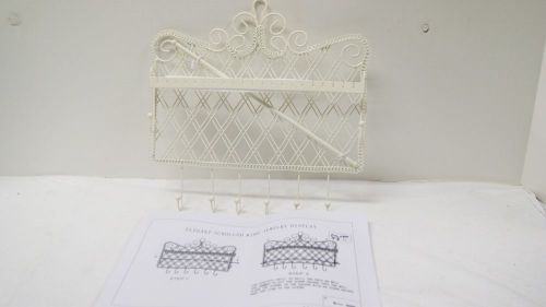 Elegant scrolled wire jewelry display for sale