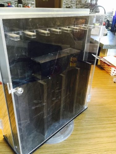 Two-Side Rotating Locking Jewelry Display Case, LARGE!