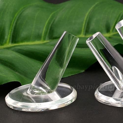 5 X Finger Ring Display Stand Holder Showcase 17-19mm HOT
