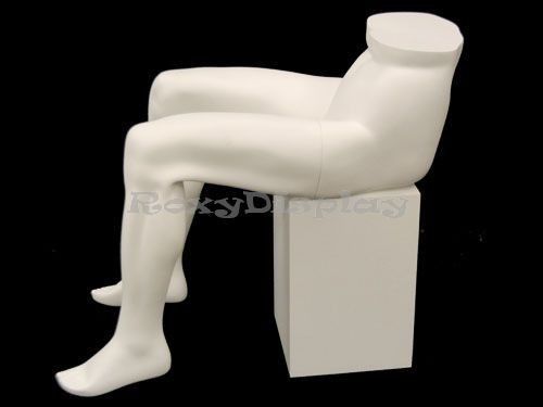 Fiberglass male mannequin dress form display torso half body leg #md-slegm for sale