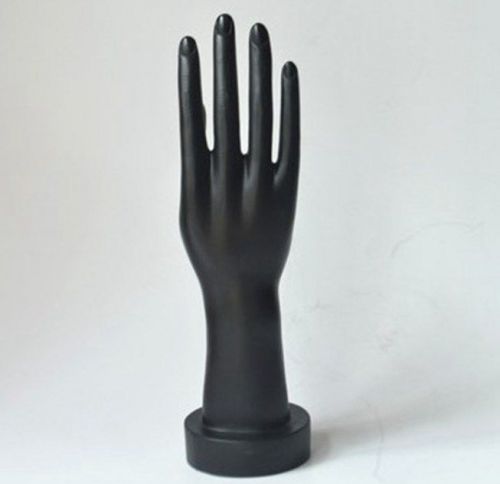 Pvc female mannequin hand gloves jewelry bracelet necklace display black color for sale