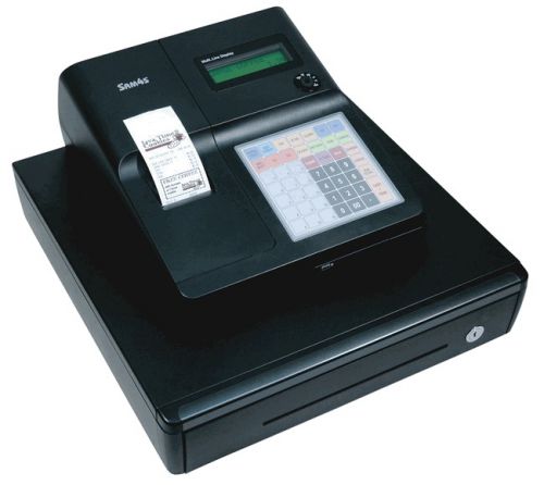Sam4s er-285m pos cash register- new in box** complete with scanner electronic for sale