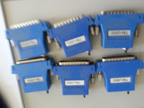 Lot of 6 Verifone TMU 950 printer adaptor
