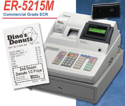 SAM4s ER-5215M Cash Register with Thermal With  2 Printers (NEW)