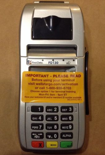 New First Data Fd130 Duo Terminal Credit Card Machine 5 Rolls Of Prinitng Paper