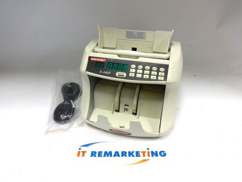 SEMACON S-1425 Bank Grade High Speed Currency Counter w/ UV/MG Counterfeit Det.