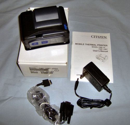 Citizen Printer - CMP-10BT - Thermal Printer, Mobile, POS, with Bluetooth