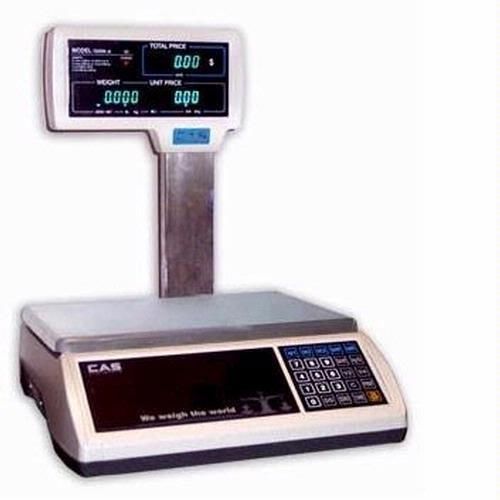 Cas jr-s-2000p-15 ntep price computing scale vfd display 15 x 0.002 lb w/ col for sale