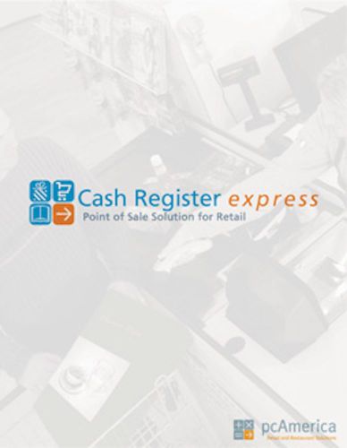 Pc america, pca-lic-pro-cre professional edition of cash register express  for sale