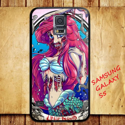 iPhone and Samsung Galaxy - Scary The Little Mermaid Zombie Cartoon - Case