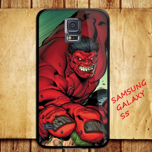 iPhone and Samsung Galaxy - Hulk The Red Moster Awesome Cool Rare - Case