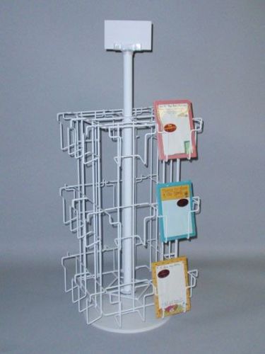 NEW  Note Card Display Rack 24 counter for 4 7/8 Greeting Cards Made USA Spinner