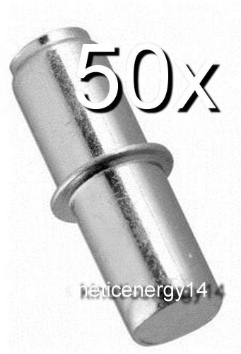 50x Ikea Metal Pin Stud Peg 5mm D x15mm Billy Benno Unit Shelf Shelving Support