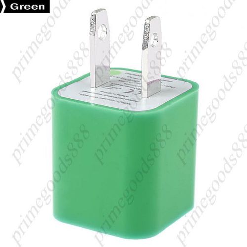 Universal usb pin plug us power adapter ac wall charger charge plugs green for sale
