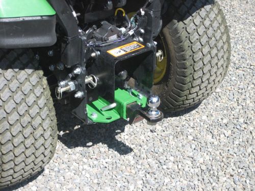 Receiver hitch for john deere 1023e, 1025r and 1026r sub compact tractors for sale