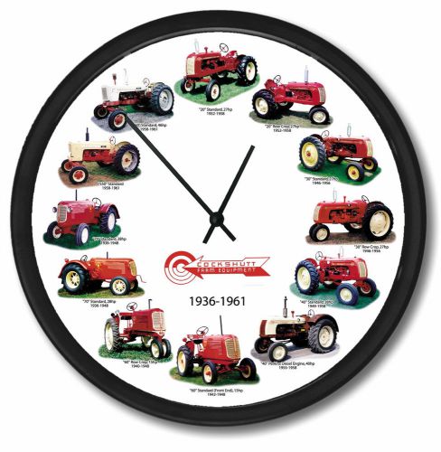 New COCKSHUTT Tractor Wheel Dial Clock 10&#034; 1936 - 1961 12 Vintage Tractors Logo