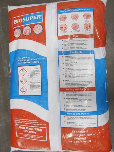 BioSuper Drying Agent 25kg Swine Lamb Pig Show Dairy Poultry Prevent Disease